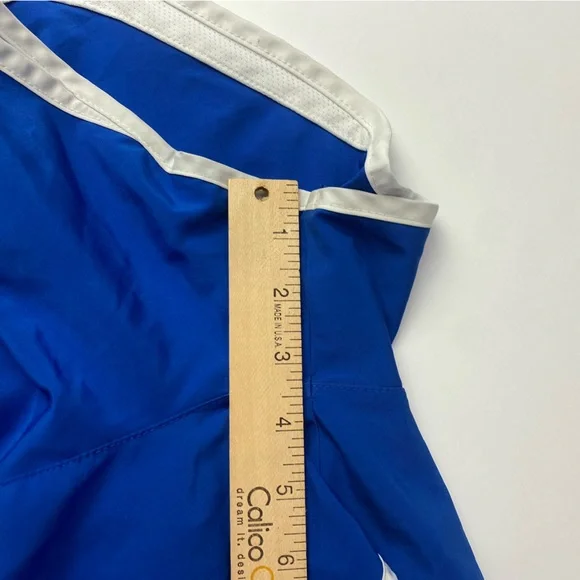 Nike Tempo blue white side panel running shorts brief lined size medium - Picture 10 of 13